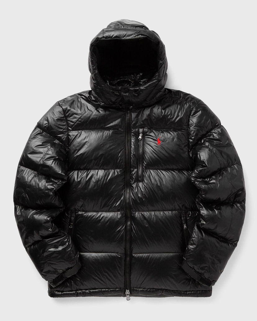 Prešívaná bunda Polo by Ralph Lauren Shiny Hooded Puffer Jacket Čierna | 710968281001