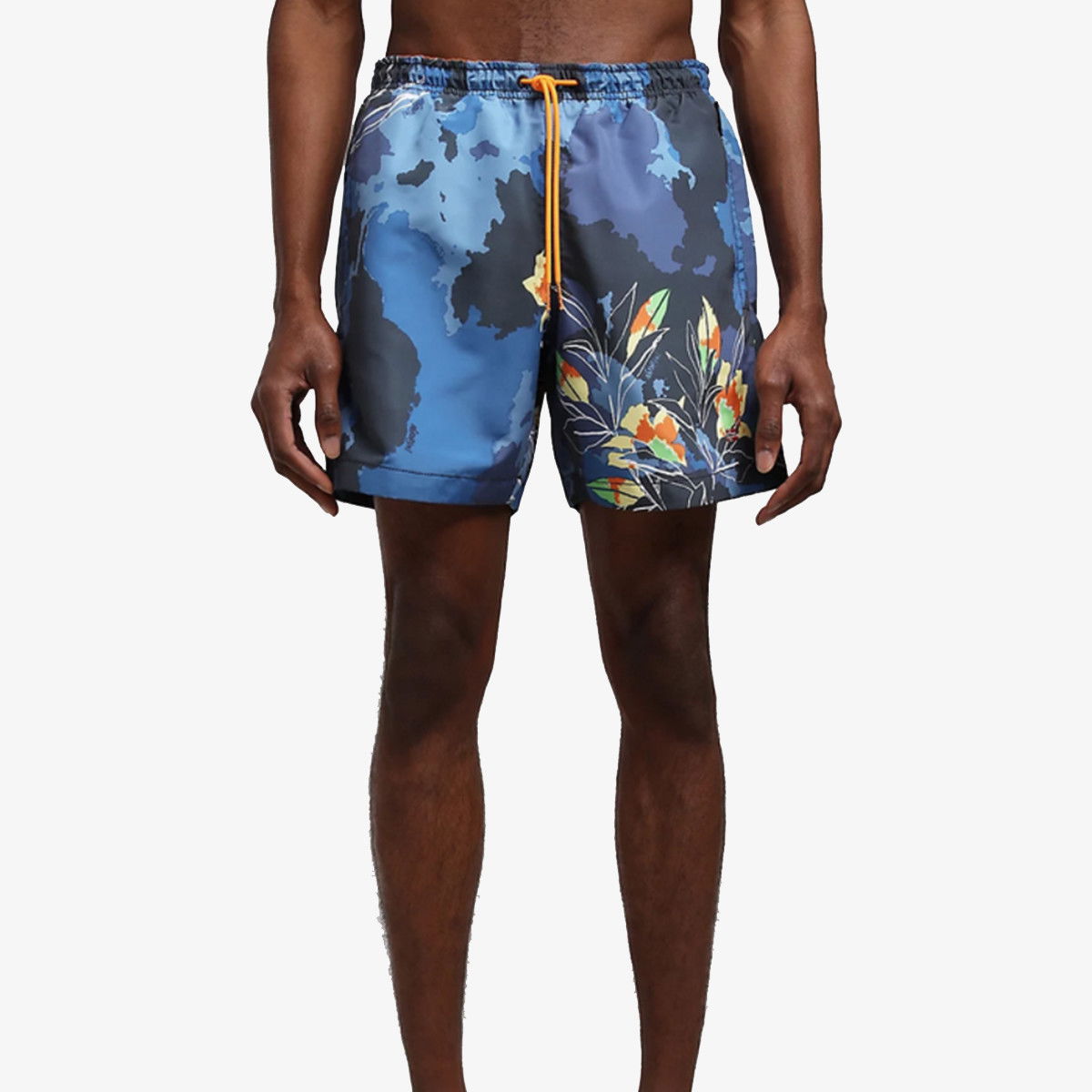 Plavky Napapijri Men's Blue Printed Swim Trunks Modrá | NP0A4G5BF9D1, 0