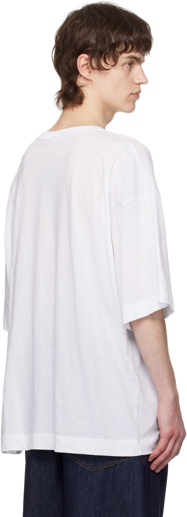 Tričko Dries Van Noten Dries Van Noten Floral Graphic T-Shirt Biela | 251-021141-1608, 2