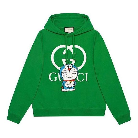 Mikina Gucci Doraemon Cotton Hoodie Zelené | 646953-XJDE1-3229, 0