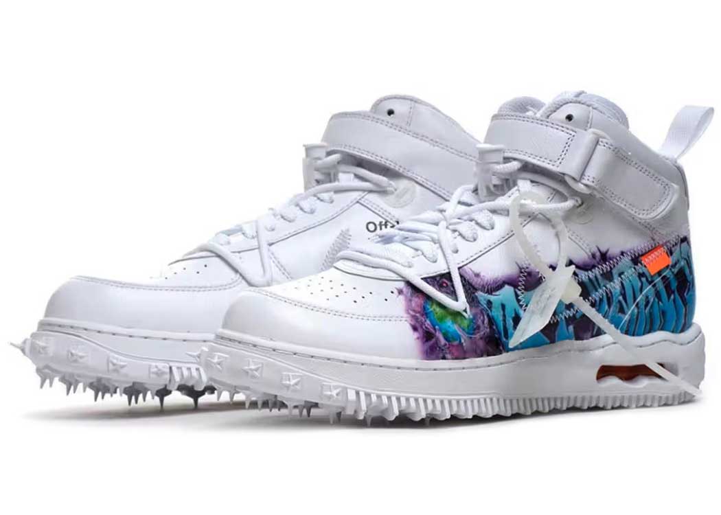 Air Force 1 Mid "Off-White Graffiti White"