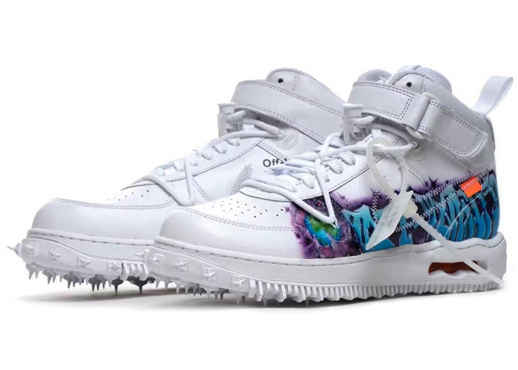 Tenisky a topánky Nike Air Force 1 Mid "Off-White Graffiti White" Biela | DR0500-100, 1
