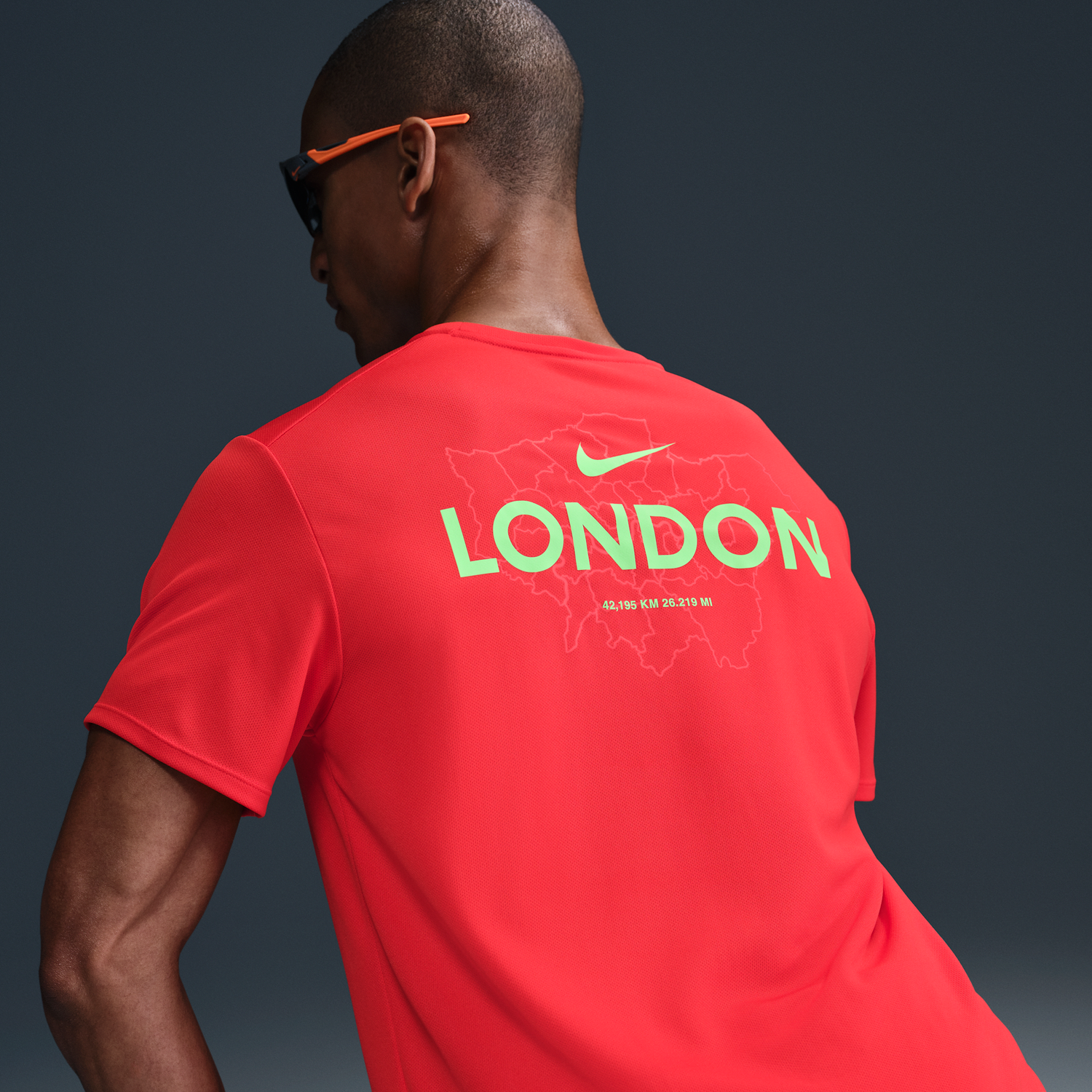 Tričko Nike Nike Miler Running T-Shirt Červená | IF5753-696, 1