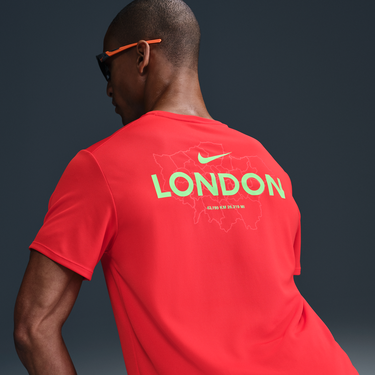 Tričko Nike Nike Miler Running T-Shirt Červená | IF5753-696, 1
