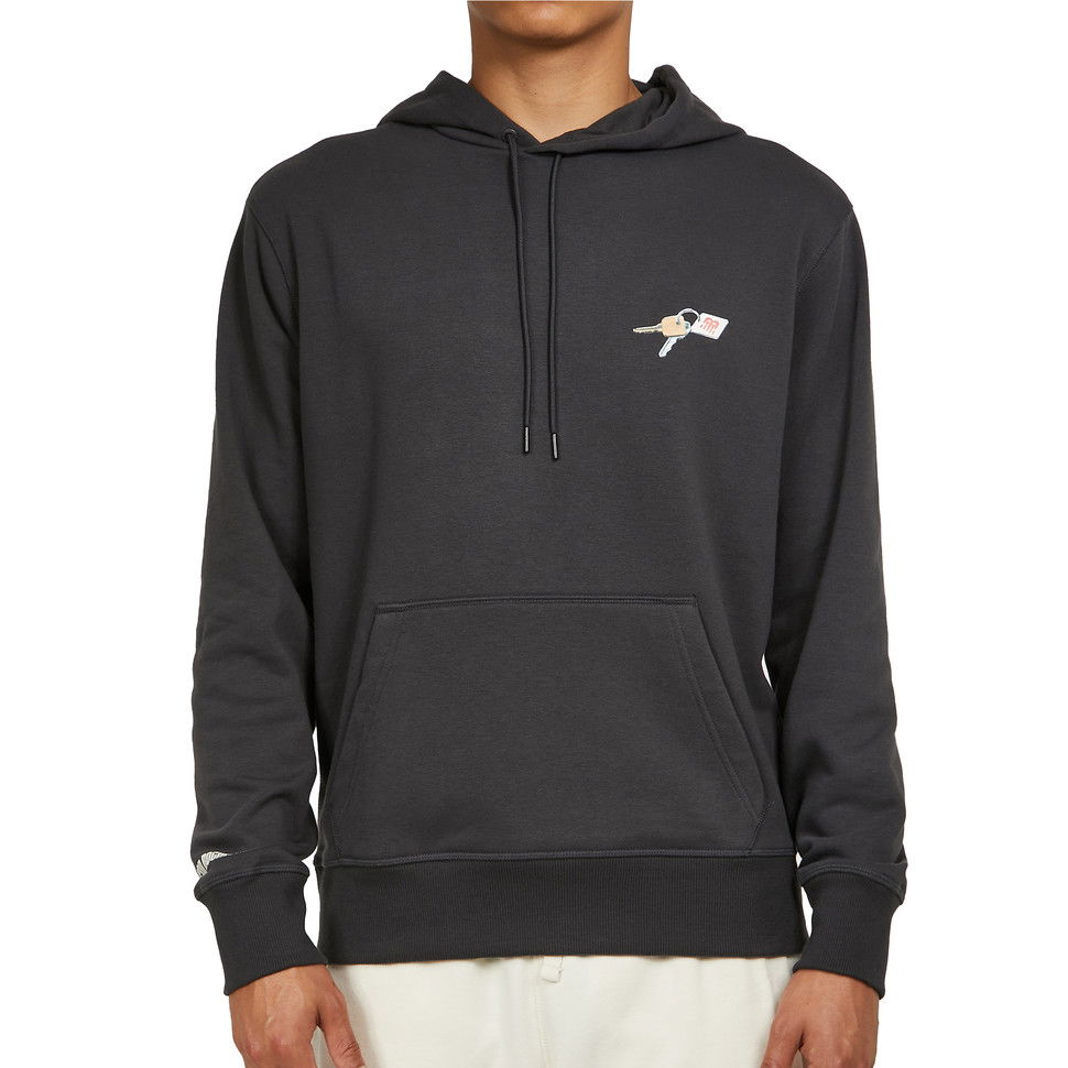 Mikina New Balance Athletics Jacob Rochester Hoodie Čierna | MT23555_PHM, 0