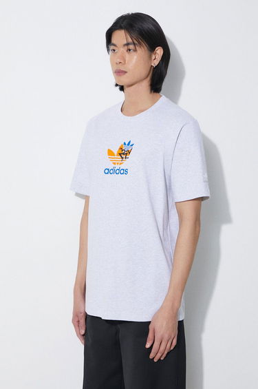 Tričko adidas Originals T-Shirt With Print Šedá | IS2912, 0