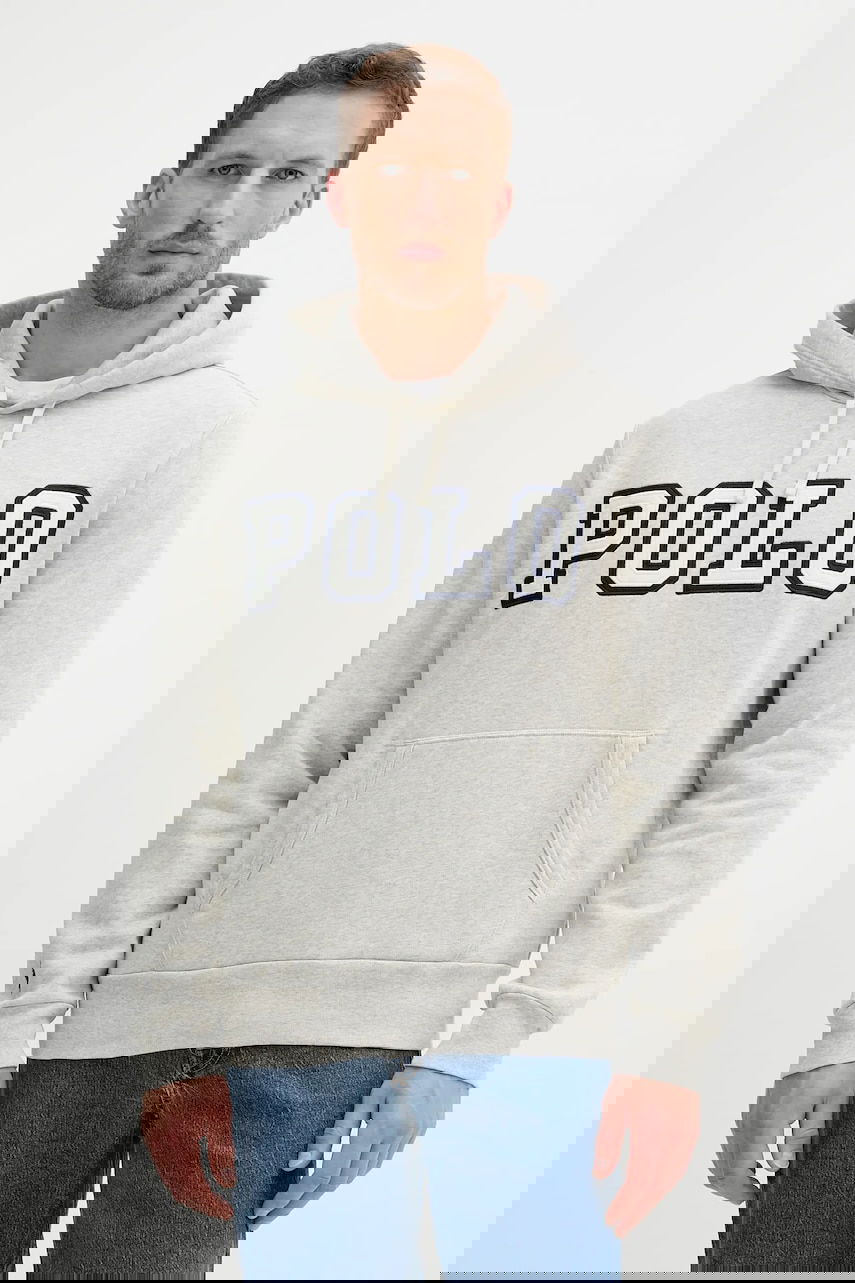 Mikina Polo by Ralph Lauren Polo Ralph Lauren Fleece Hoodie with Applique Logo Šedá | 710972664, 0