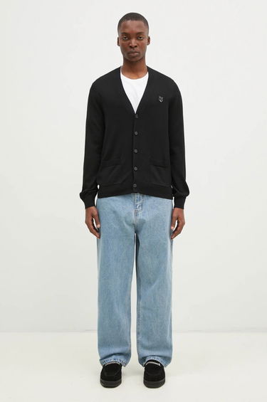 Sveter MAISON KITSUNÉ Bold Fox Head Cardigan Čierna | MM00509KT1036, 4