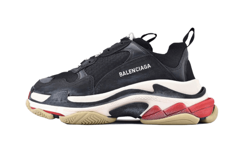 Tenisky a topánky Balenciaga Triple S Sneaker "Black Red" Čierna | 533882W09OM1000, 0