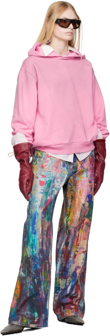 Džínsy Acne Studios Acne Studios Baggy Fit Painted Jeans Rôznofarebný | AK0898-, 3