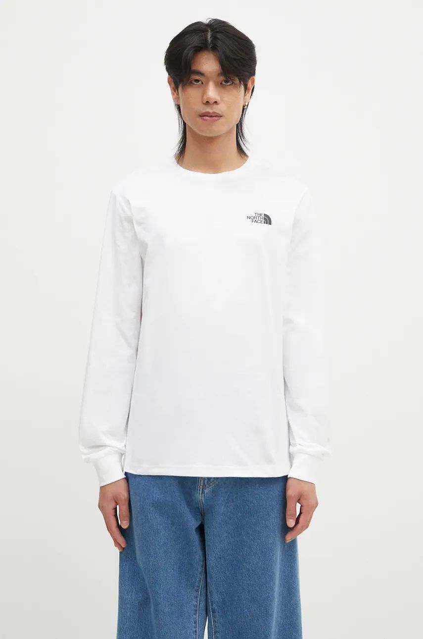 Tričko The North Face L/S Redbox Tee T-shirt Béžová | NF0A87NNFN41, 0