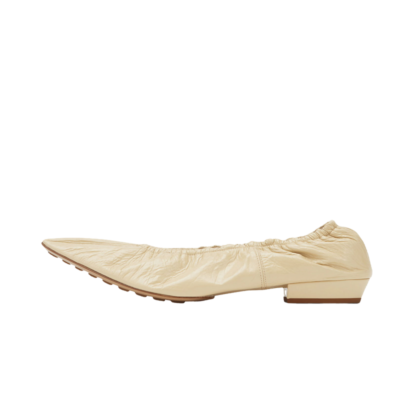 Tenisky a topánky Bottega Veneta Leather Ballet Flats Béžová | 652273VBP102624