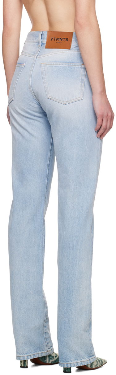 Džínsy VETEMENTS Embroidered Jeans Modrá | VL20PA280L, 2