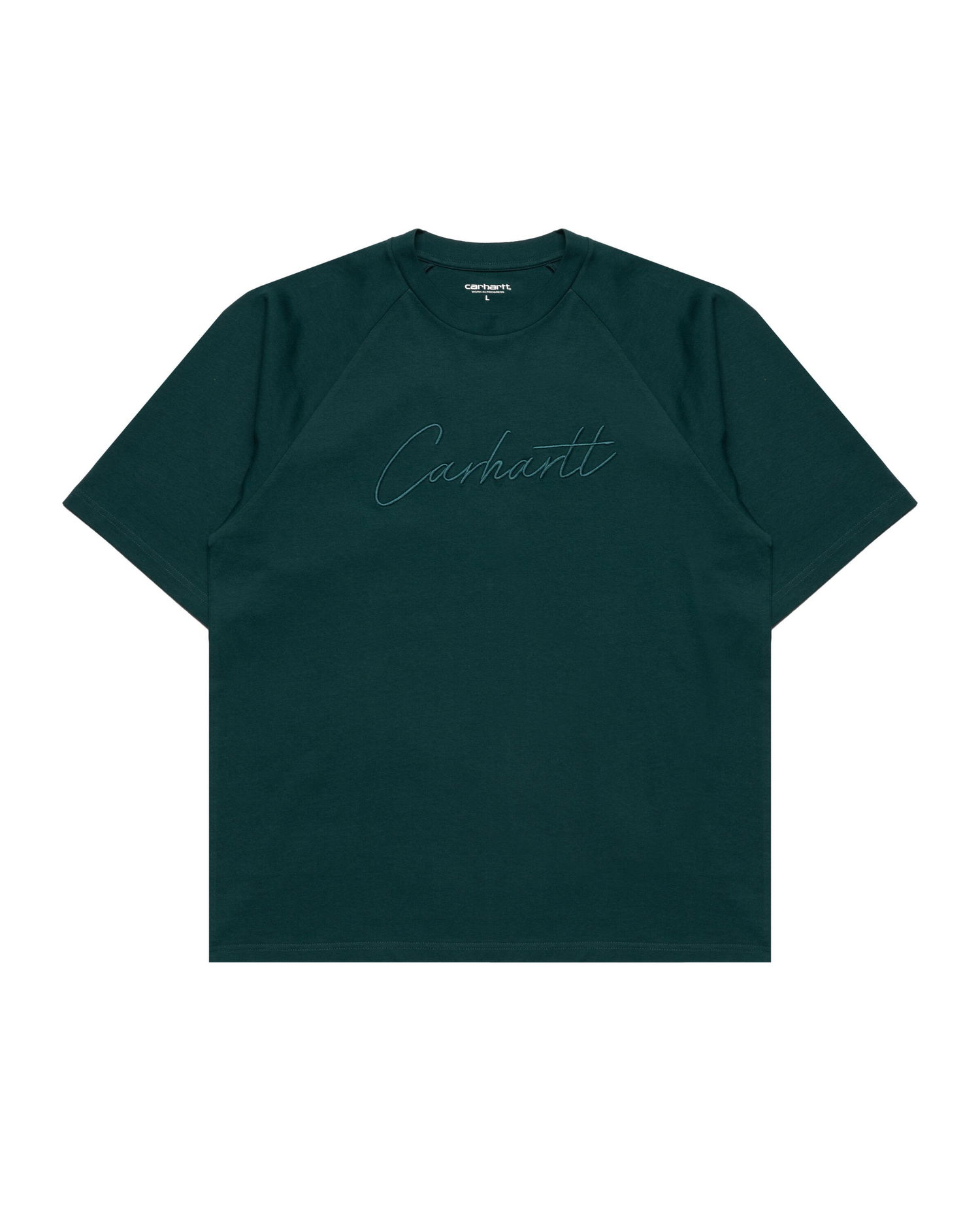 Tričko Carhartt WIP Ray Short-Sleeve Crew-Neck Embroidered Script Logo T-Shirt Zelené | I035306.05AXX, 0