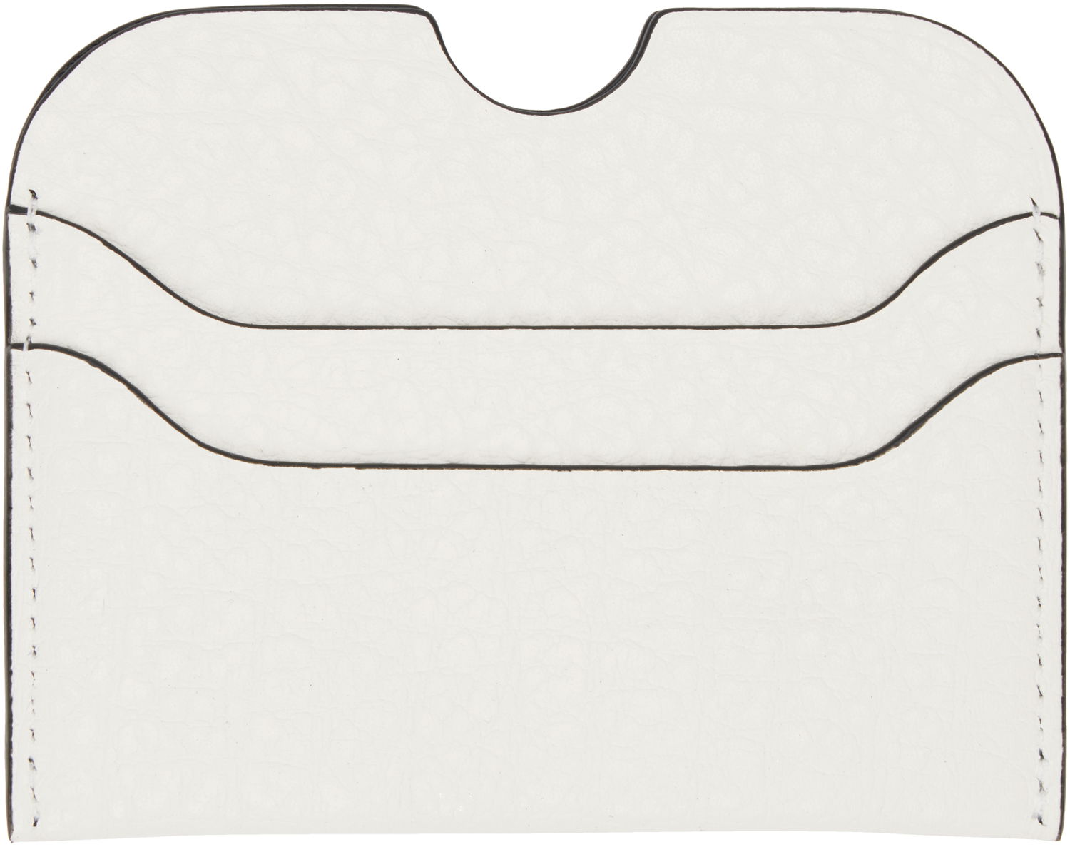 Peňaženka Acne Studios Acne Studios Leather Card Holder Biela | CG0275-, 1