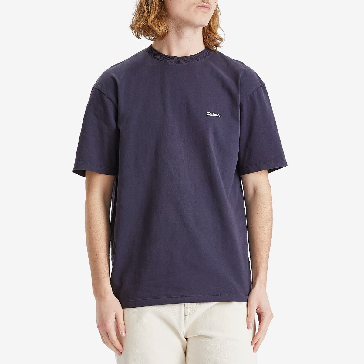 Palmes Chest Logo T-Shirt, Size Large