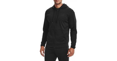 Mikina Under Armour Armour Fleece Full-Zip Hoodie Čierna | 1357110-001, 1