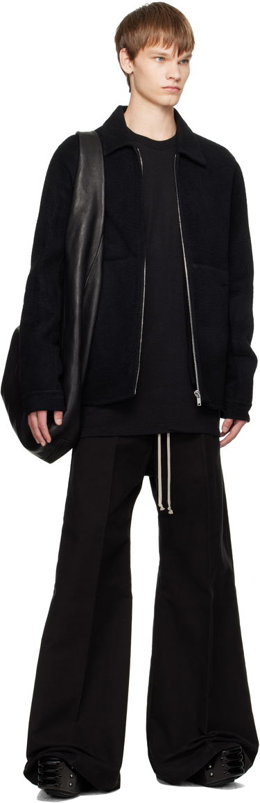Nohavice Rick Owens Rick Owens Concordians Wide Bela Trousers Čierna | RU02E1366 TB, 3