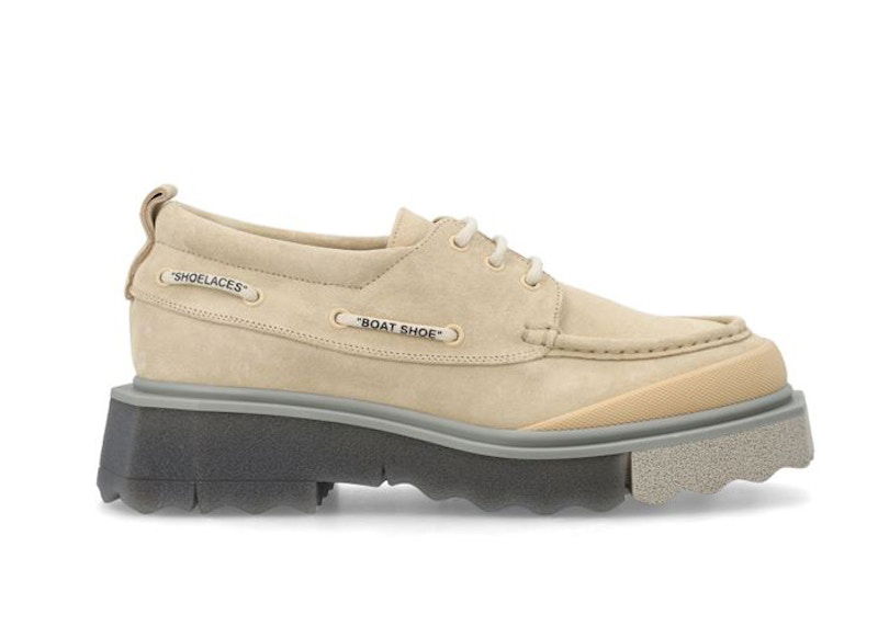 Tenisky a topánky Off-White Boat Shoe Beige Béžová | OMIG006S23.LEA002.6161, 0
