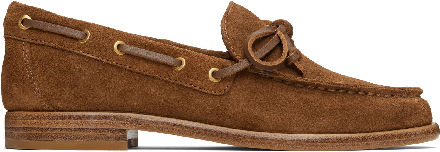 Doplnky rag & bone Rag & Bone Carter Suede Boat Shoes Hnedá | WFF25PF1001SU1, 0