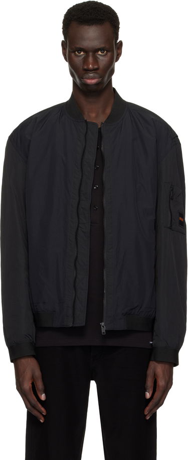 Bomber bunda BOSS BOSS Water-Repellent Bomber Jacket Čierna | 50536798, 0