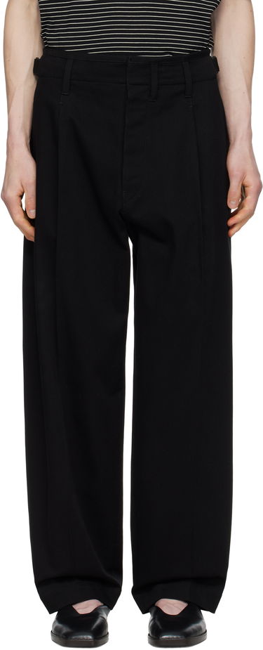 Nohavice LEMAIRE Lemaire Pleated Carrot Trousers Čierna | PA1194 LF1365, 0