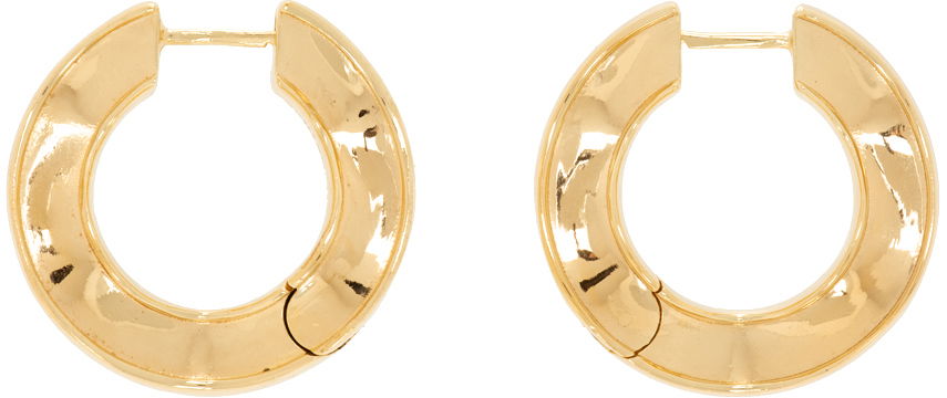Náušnice Bottega Veneta Hoop Earrings Béžová | 741369 VAHU0, 0