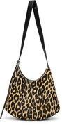Eldorado Small Leopard-Print Calf-Hair Shoulder Bag