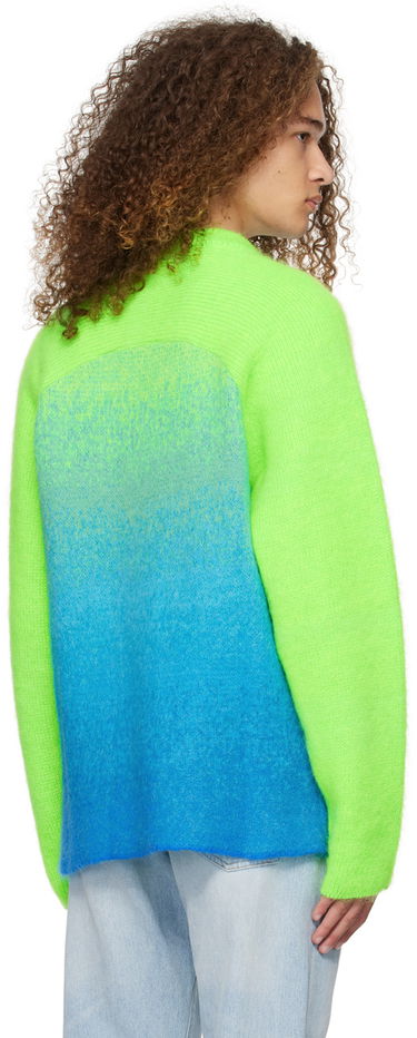 Sveter ERL Gradient Knit Sweater Zelené | ERL07N001, 2
