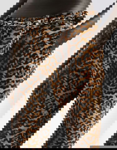 Nohavice Dolce & Gabbana Dolce & Gabbana Leopard-Print Calf Hair Trousers Rôznofarebný | FTDE8LHULXRS9001, 3
