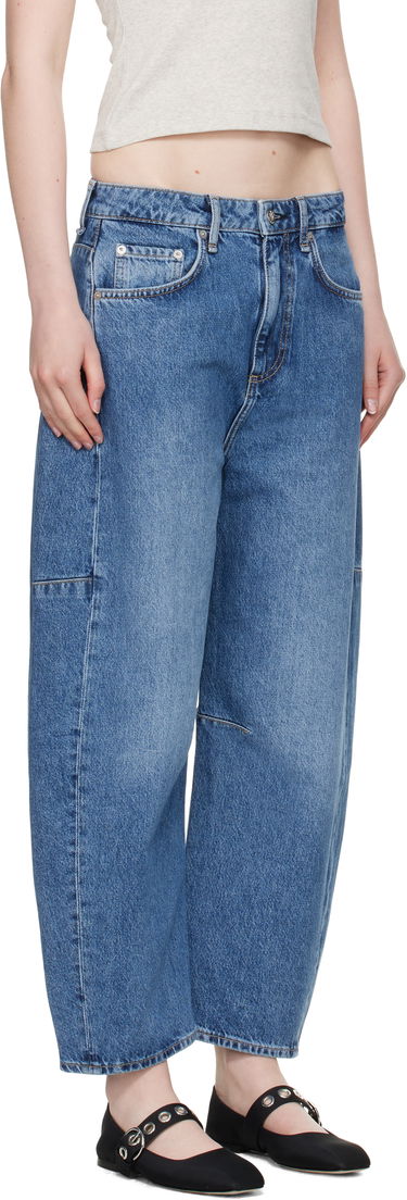 Džínsy rag & bone rag & bone Charlie Ankle-Length Barrel Jeans Modrá | WDD25S2994RGAC, 4