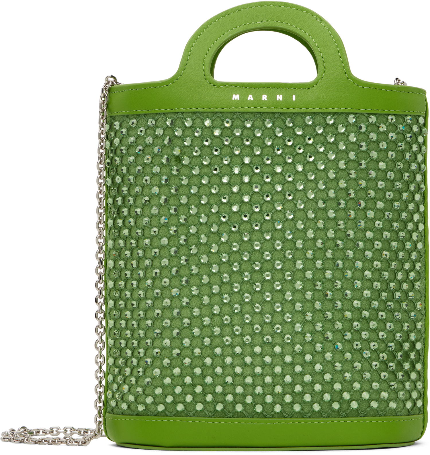 Kabelka Marni Mini Bucket Bag With Crystals Zelené | PHMO0039Q2 P6450, 0