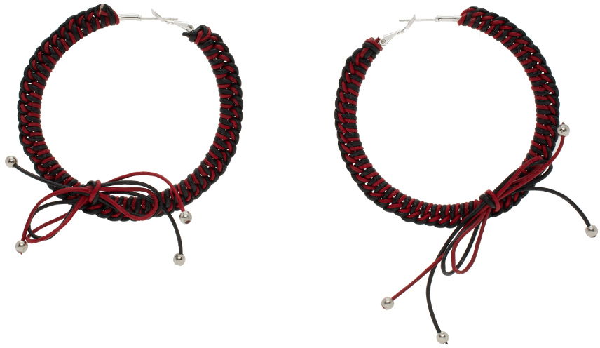 Náušnice Chopova Lowena Chopova Lowena Nimbus XL Hoop Earrings Červená | 6508, 0