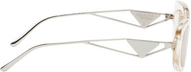 Slnečné okuliare Prada Rectangular Acetate Sunglasses Béžová | 0PR 14YS 8056597890106, 1