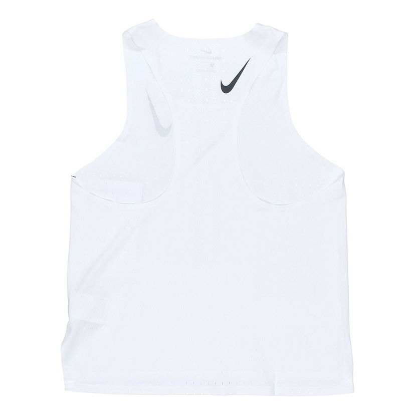 Tielko Nike Men's Aeroswift Running Singlet Biela | CJ7836-100