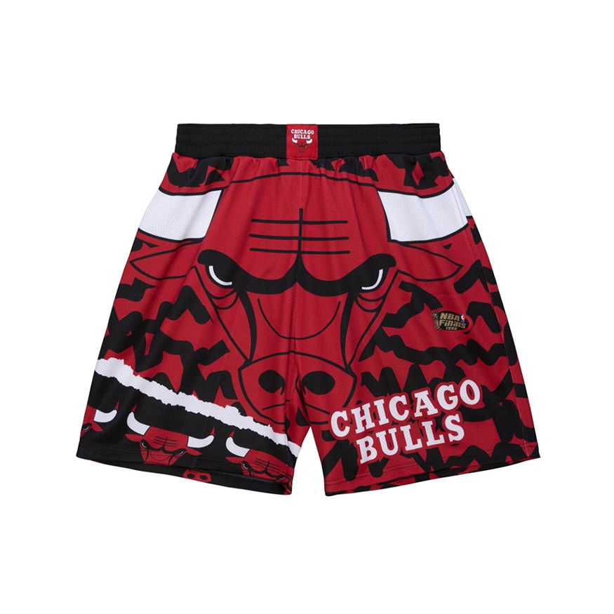 Šortky Mitchell & Ness NBA Chicago Bulls Jumbotron 2.0 Sublimated Shorts Červená | PSHR1220-CBUYYPPPBKRD, 0