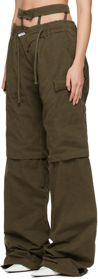 Cargo nohavice Ottolinger Ottolinger Baggy Cargo Pants Zelené | 10620030601, 3