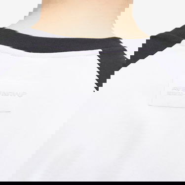 Tričko AAPE by A Bathing Ape AAPE Now Raglan Long Sleeve T-Shirt, Large Biela | AAPLTM1541XXNBKX, 5