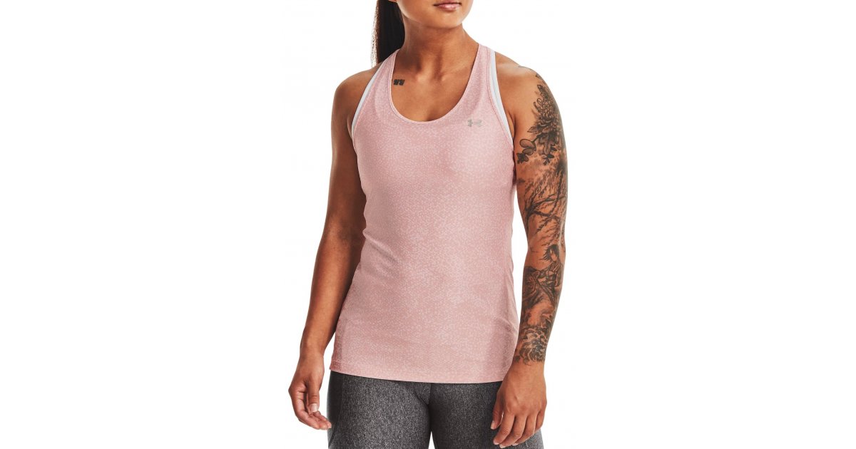 Tielko Under Armour HG Racer Print Training Tank Ružová | 1365108-676, 1