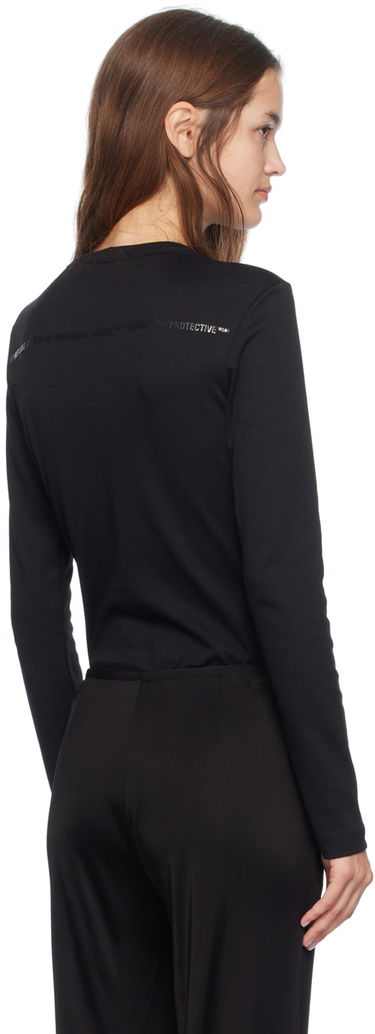 Tričko Helmut Lang Slim Long Sleeve T-Shirt Čierna | O06HW507, 2