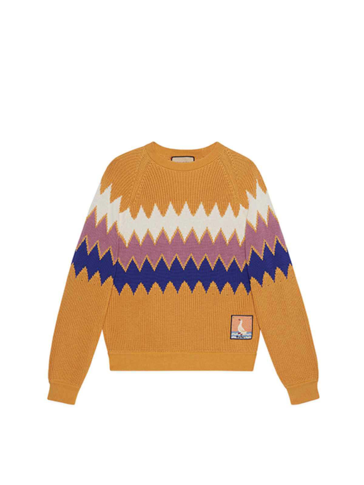 Sveter Gucci Stripe Pattern Sweater Orange Multi Oranžová | 705801 XKCIY 7528, 0