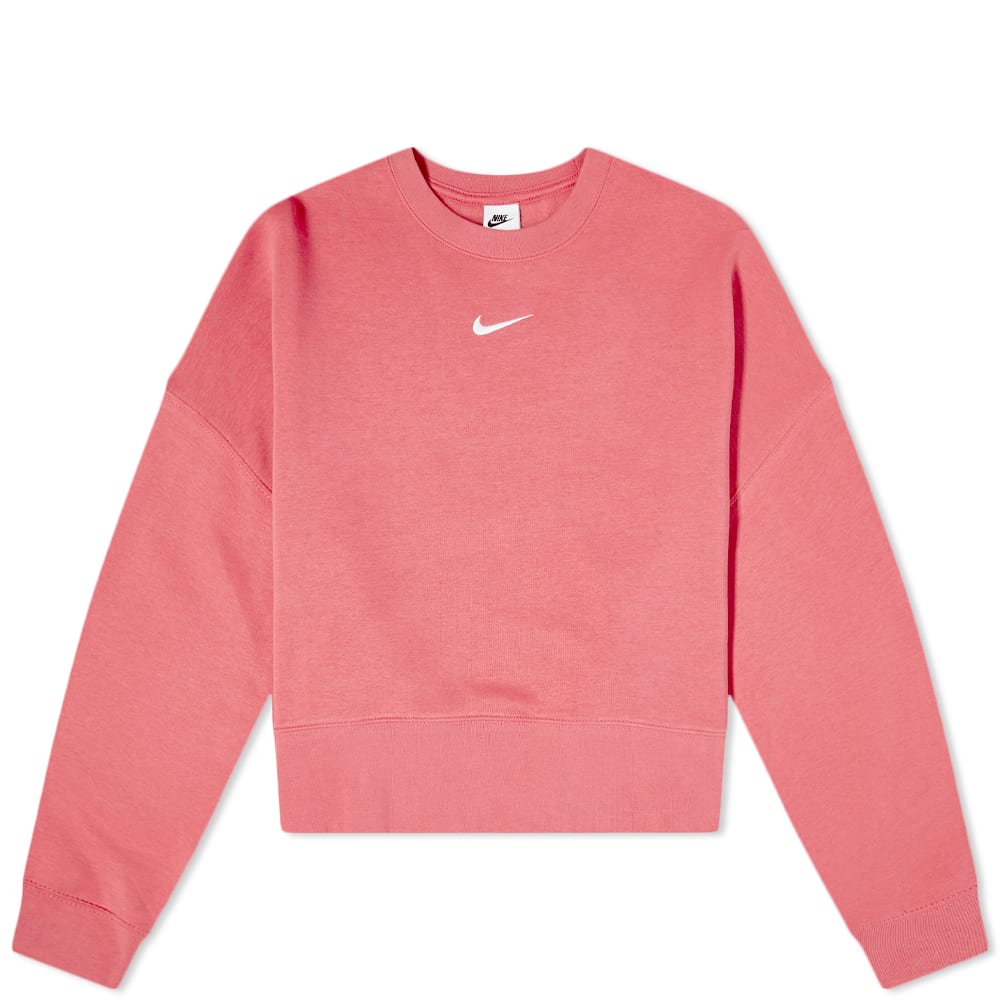 Mikina Nike Essentials Crew Sweatshirt Ružová | DJ7665-622, 0