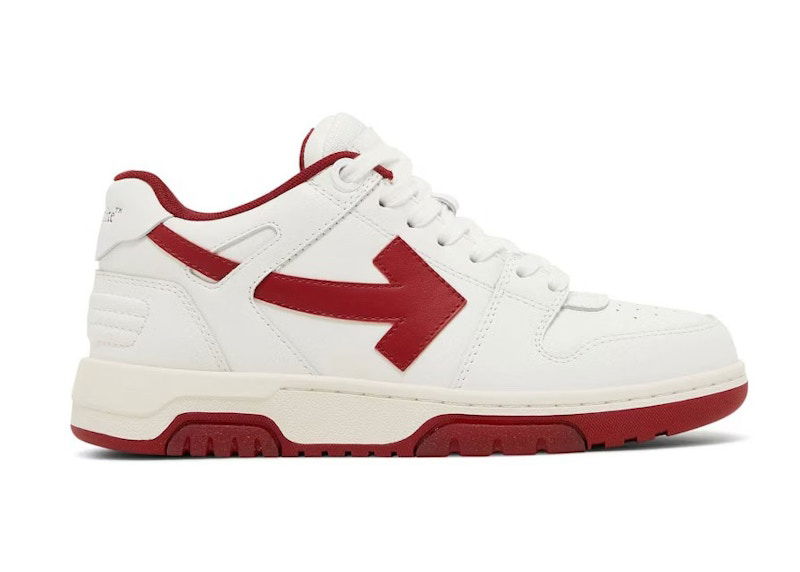 Tenisky a topánky Off-White Out Of Office OOO Low Tops White Burgundy W Biela | OWIA259F23LEA002-0129, 0