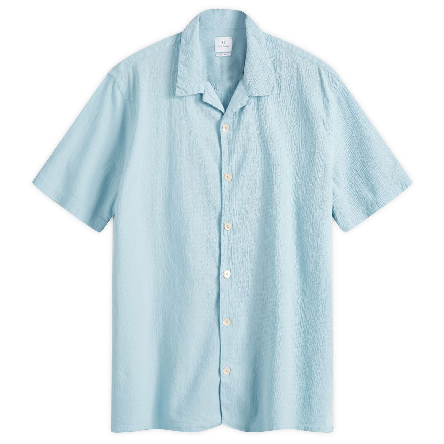 Košeľa Paul Smith Paul Smith Seersucker Vacation Shirt, Size Large Modrá | M2R-114R-M22050-40, 1
