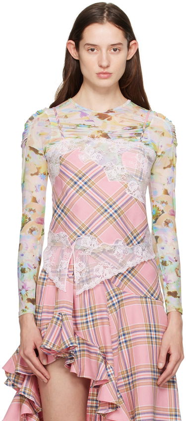 Šaty Collina Strada Collina Strada Plaid Camisole with Lace Rôznofarebný | XX3243, 0