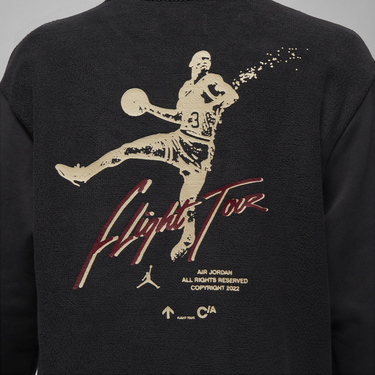 Mikina Jordan Flight Heritage Crew Sweat Čierna | DV1619-045, 2