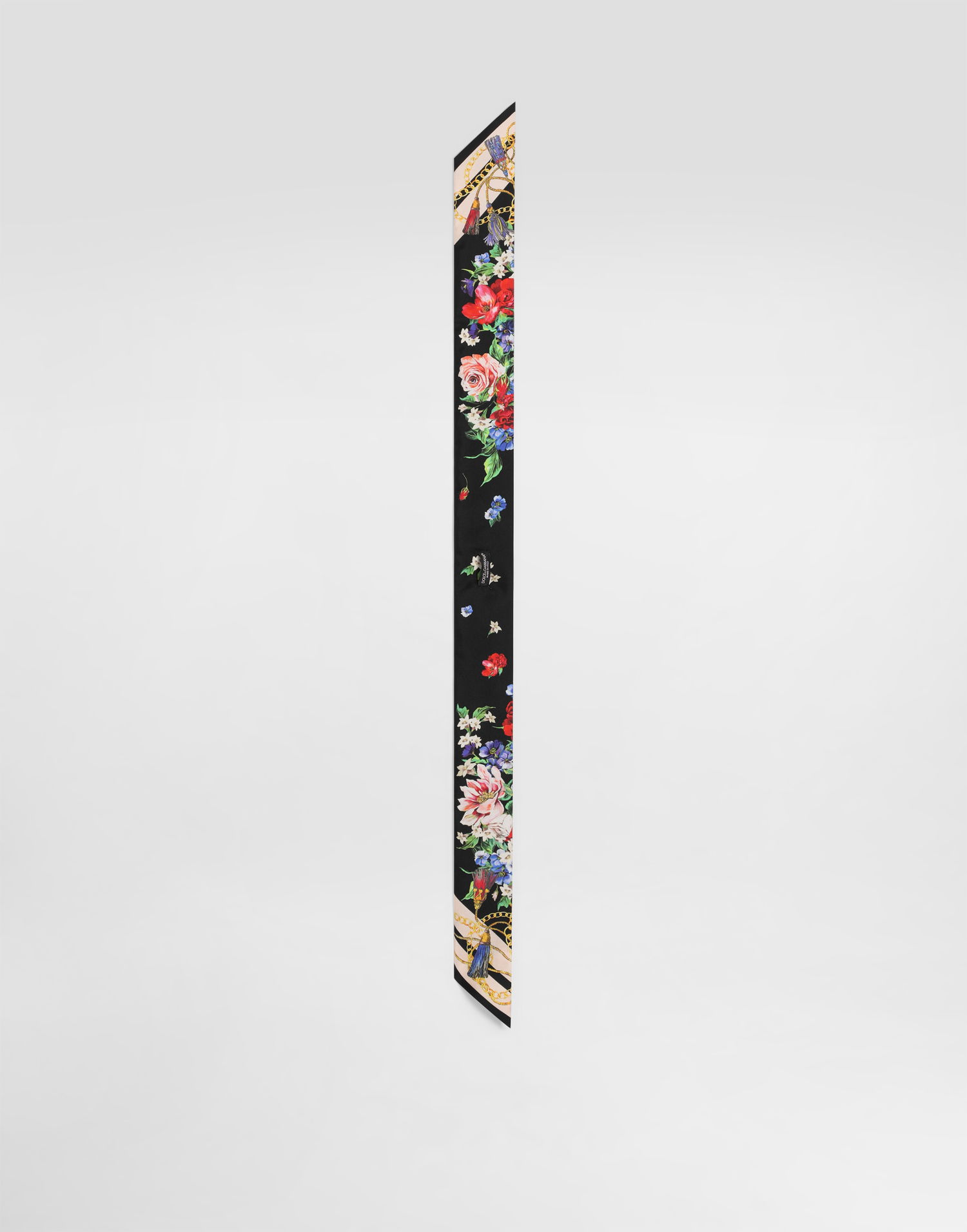 Šál Dolce & Gabbana Dolce & Gabbana Floral-Print Twill Headscarf Čierna | FS215AGDC5JHN5QG, 1