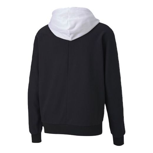 Mikina Puma Running Training Breathable Colorblock Knit Hooded Jacket Čierna | 582733-01