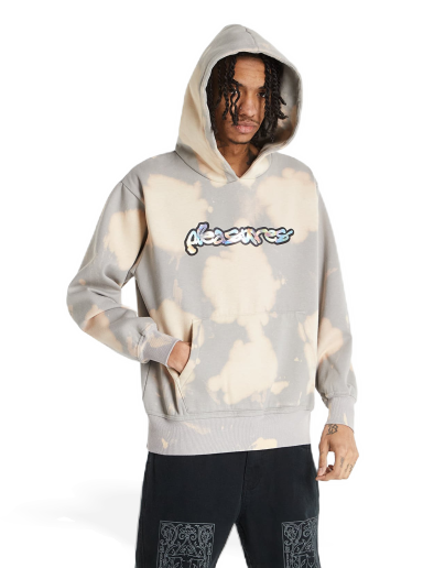 Mikina Pleasures Decay Hoodie Béžová | P22SP029 bleach