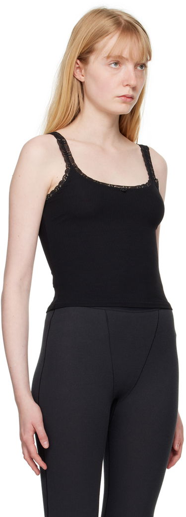 Tielko SKIMS Lace Trim Soft Lounge Tank Čierna | AP-CAM-3094, 1